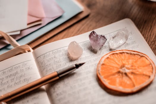 calm workspace for meditation