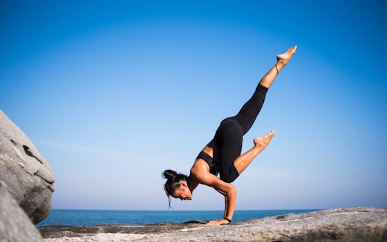 person practicing mindfulness in nature